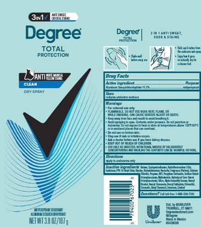 Artwork (Degree Total Protection Clean Dry Spray Antiperspirant Deodorant   Artwork   2)